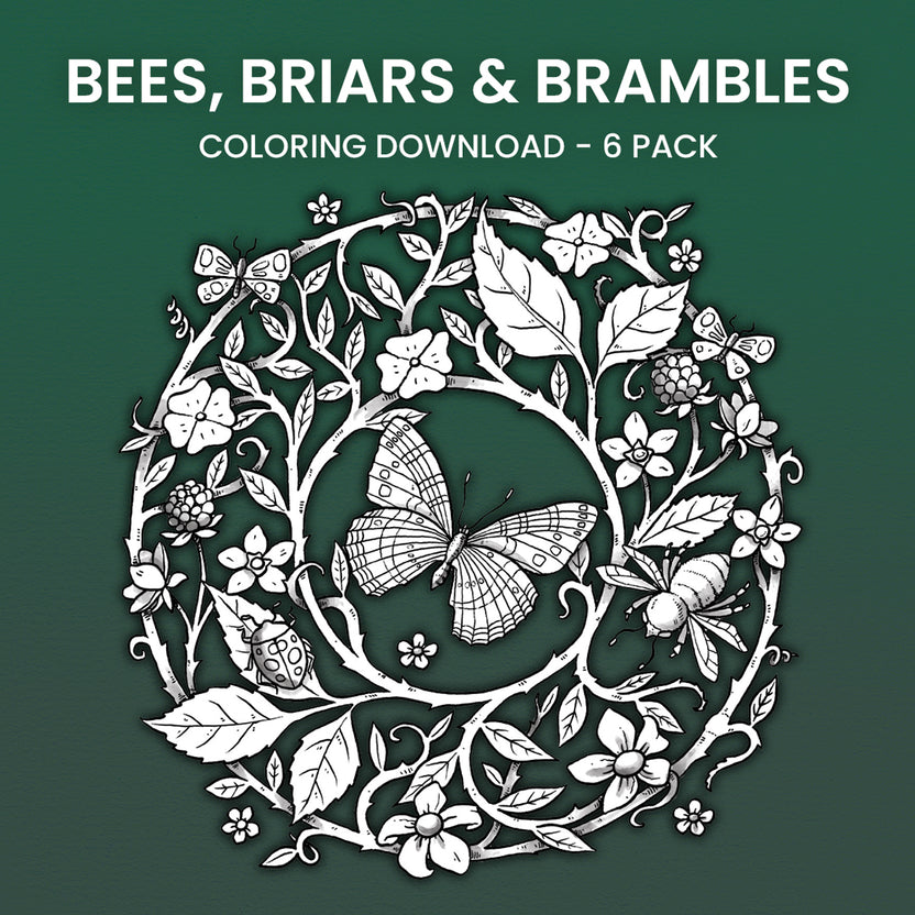 Bees, Briars and Brambles PDF printables | R.J. Hampson