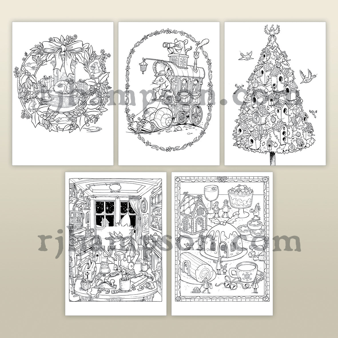 Christmas Tiny Homes - 25 Pack