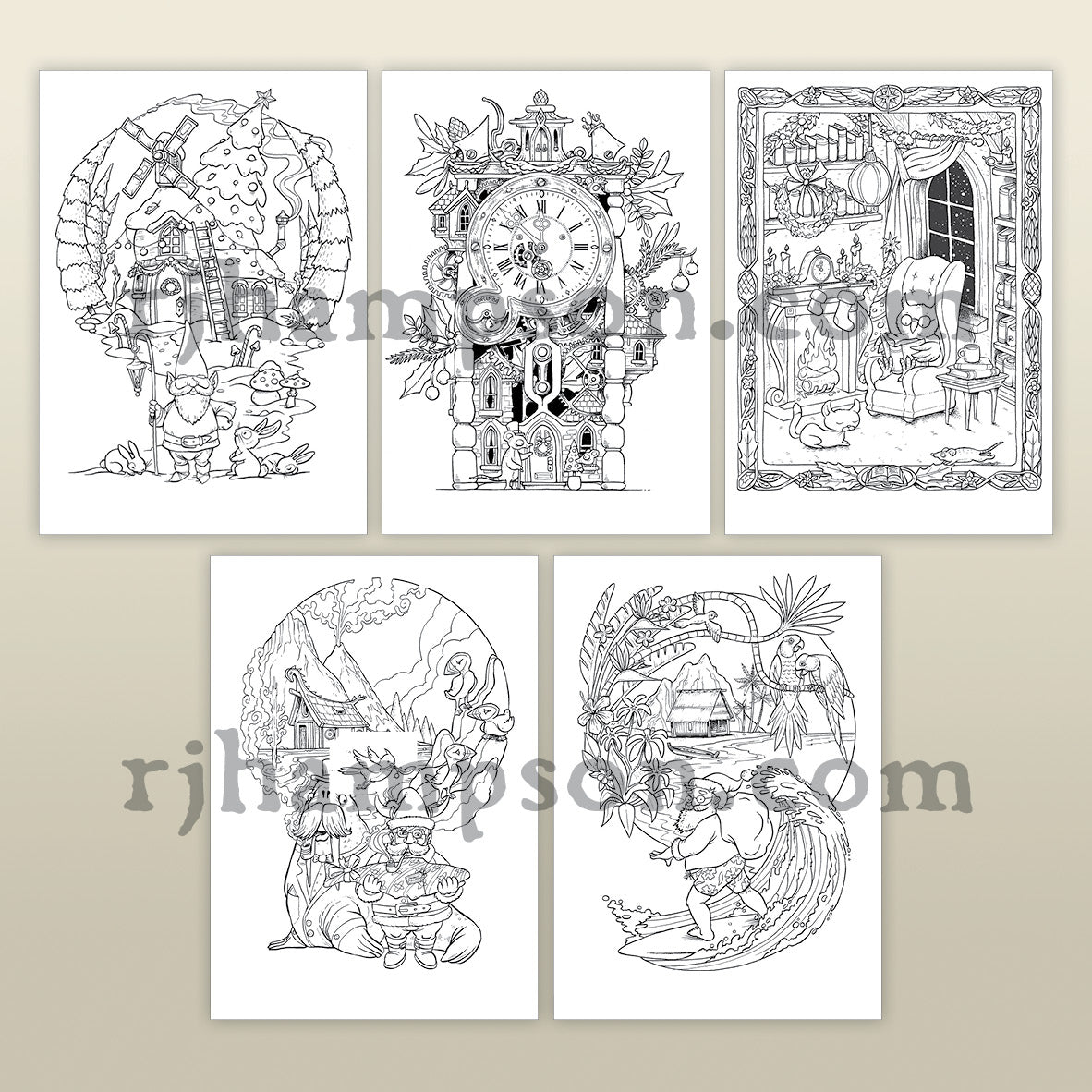 Christmas Tiny Homes - 25 Pack