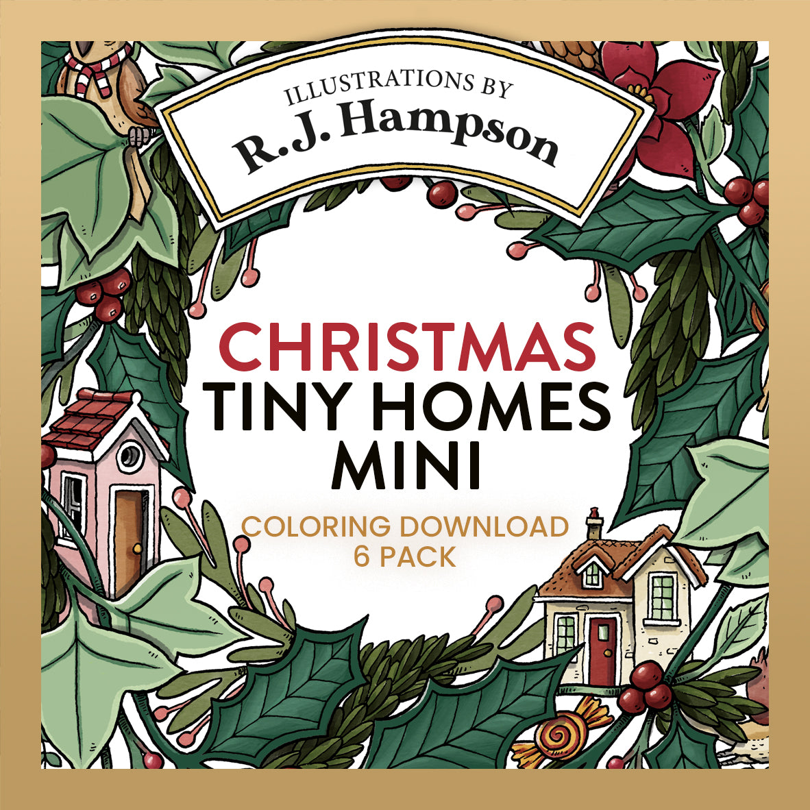 Christmas Tiny Homes - Mini 6 Pack