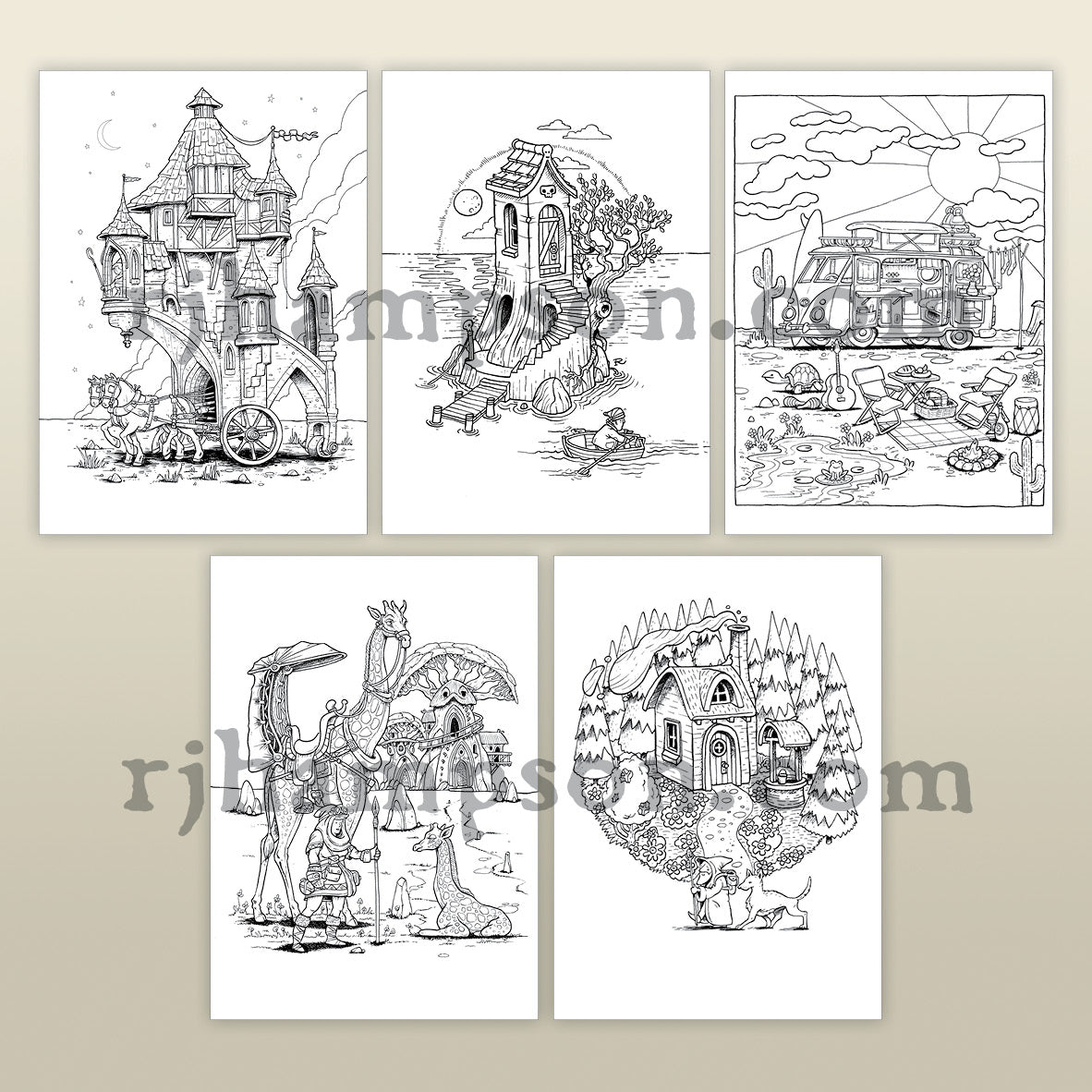 Fantasy Tiny Homes - 25 Pack