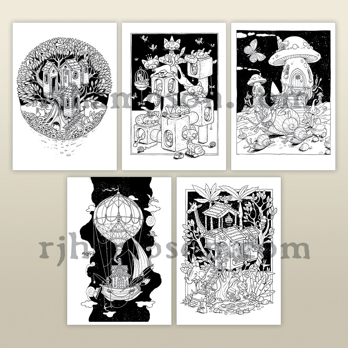 Fantasy Tiny Homes - 25 Duplicate Edition Pack