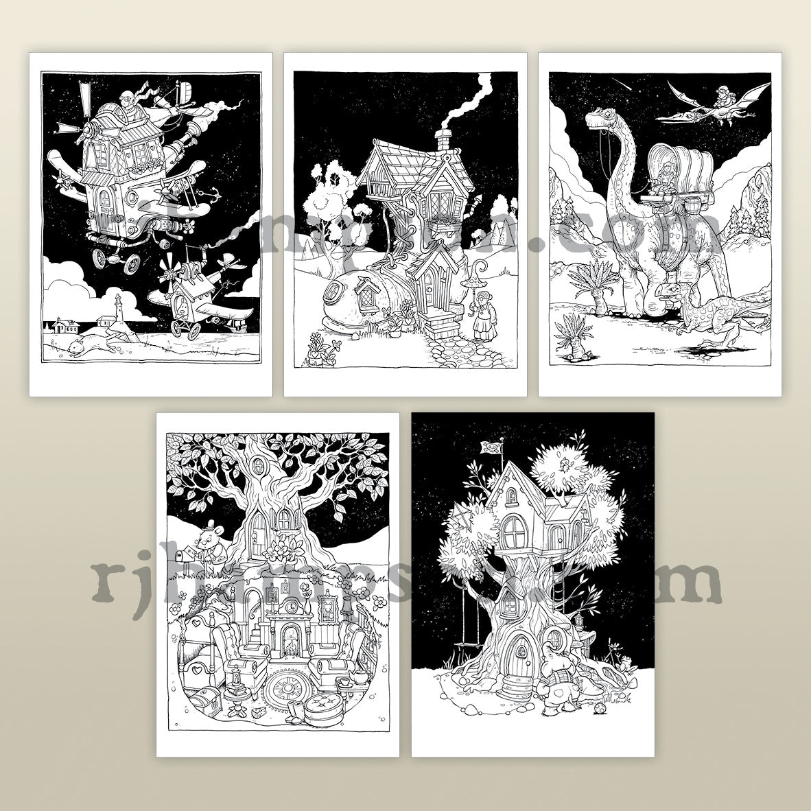 Fantasy Tiny Homes - 25 Duplicate Edition Pack