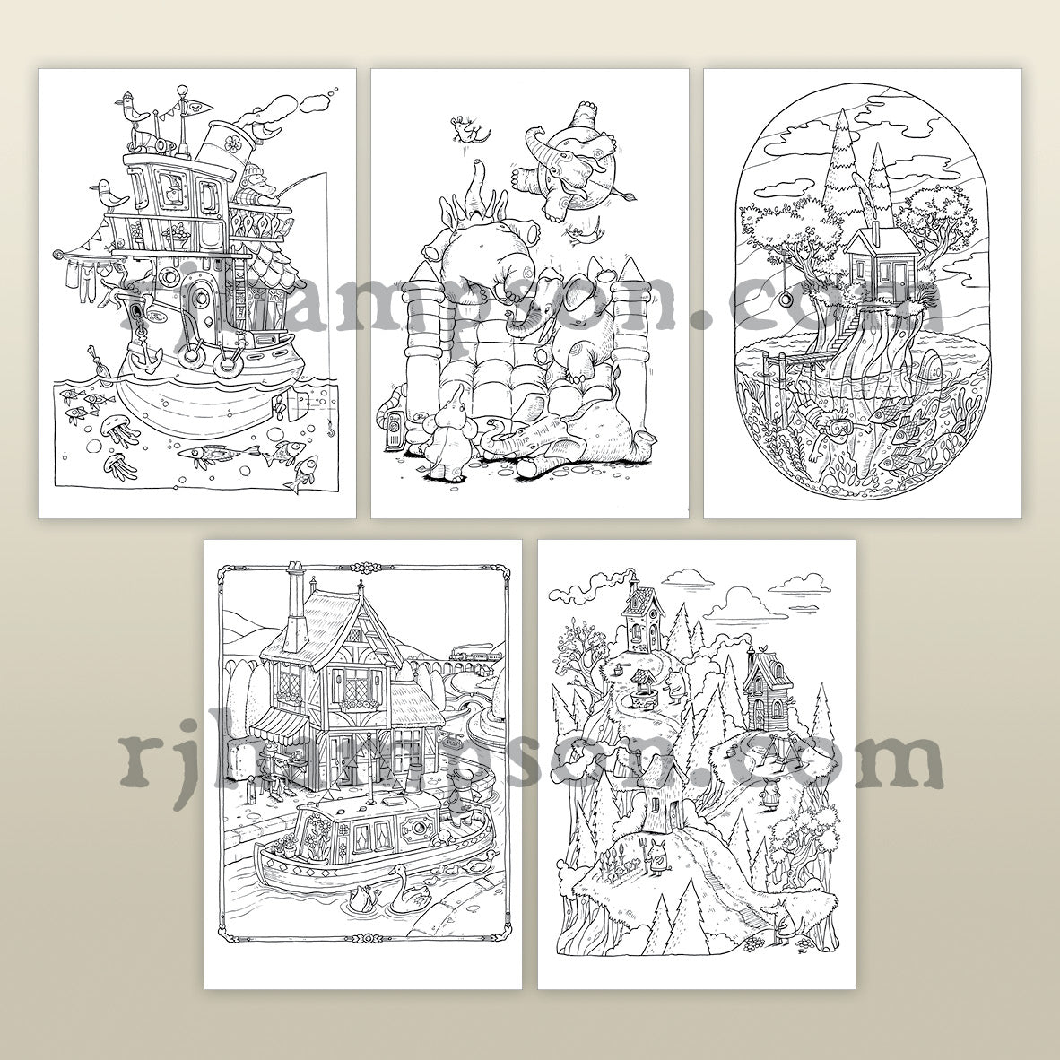 Fantasy Tiny Homes - 25 Pack