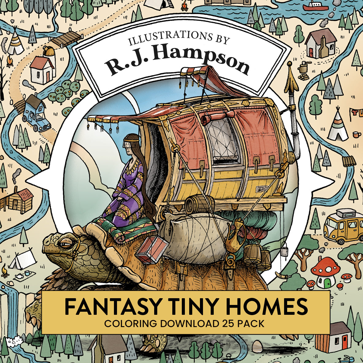 Fantasy Tiny Homes - 25 Pack