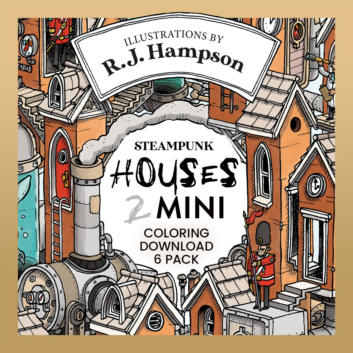 Steampunk Houses 2 - Mini 6 Pack