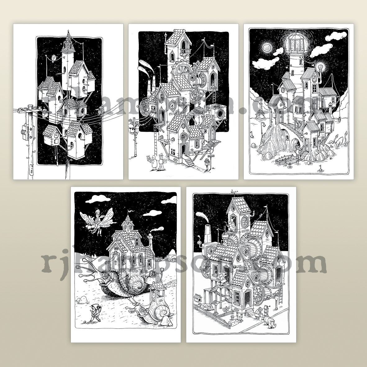 Steampunk Houses - 25 Duplicate Edition Pack