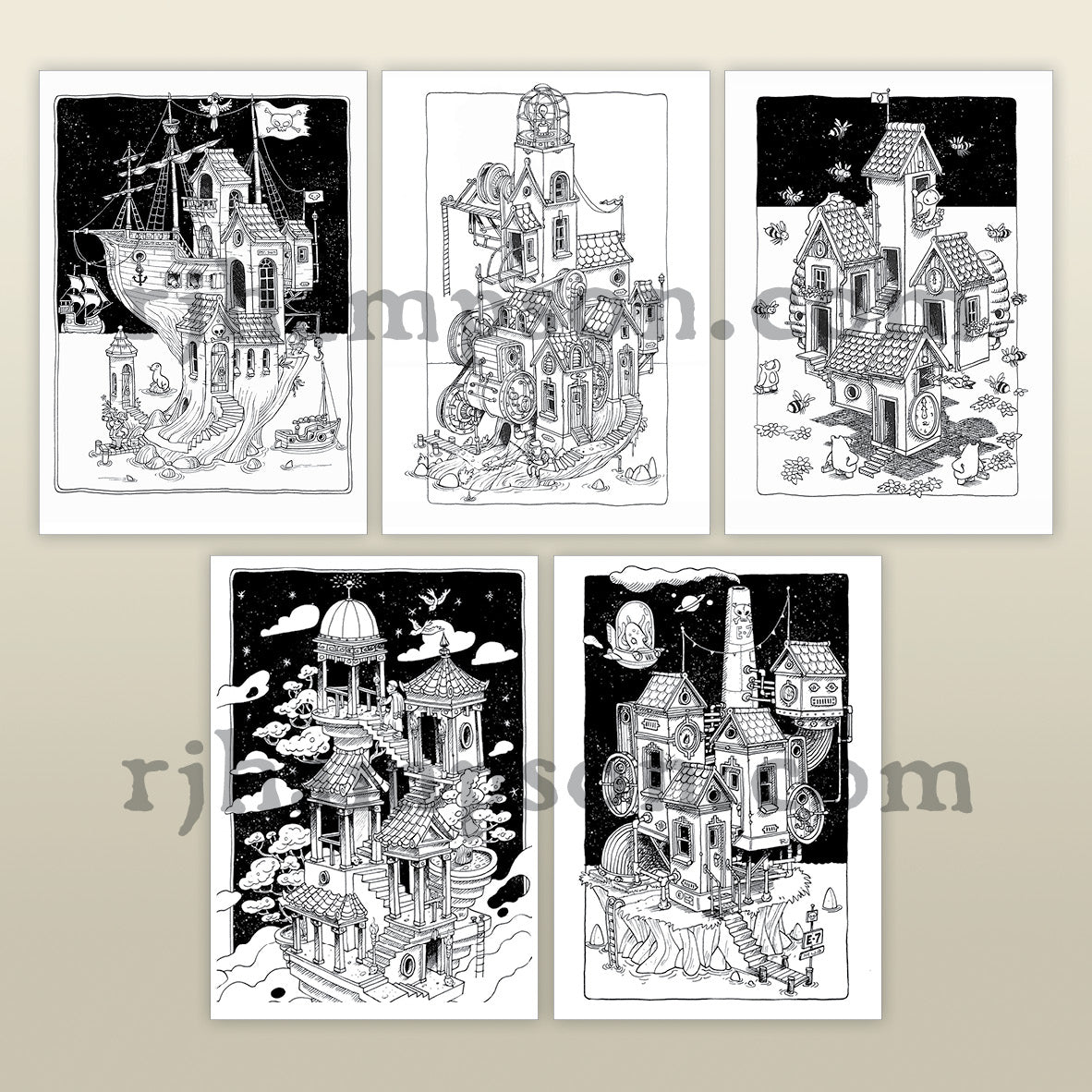 Steampunk Houses - 25 Duplicate Edition Pack