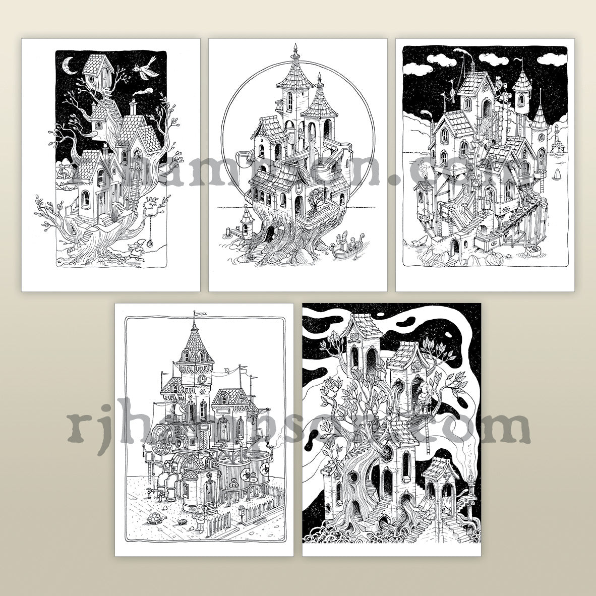 Steampunk Houses - 25 Duplicate Edition Pack