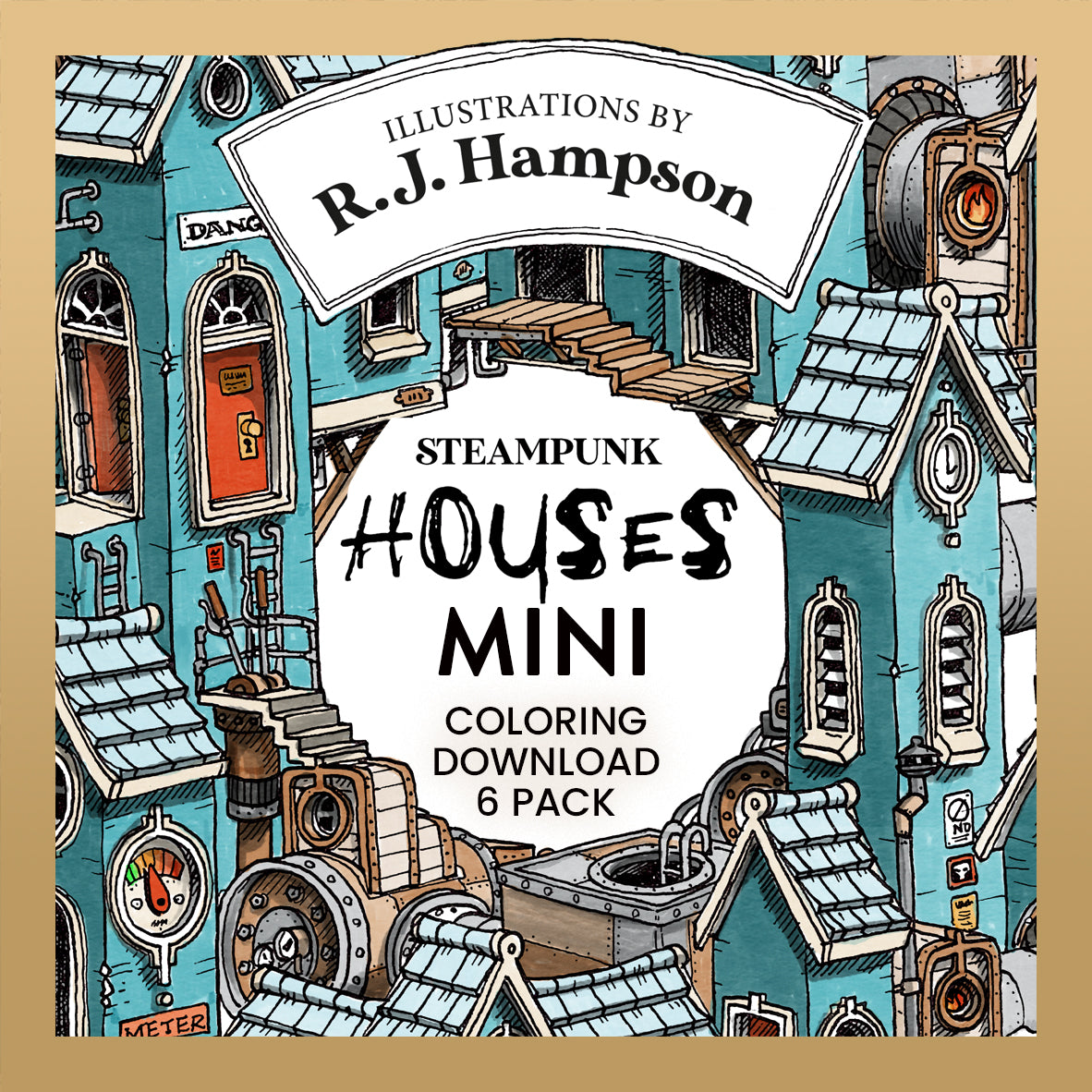 Steampunk Houses - Mini 6 Pack