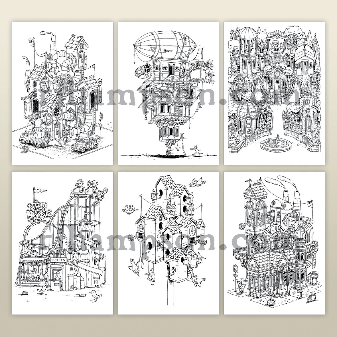 Steampunk Houses 2 - Full Pack