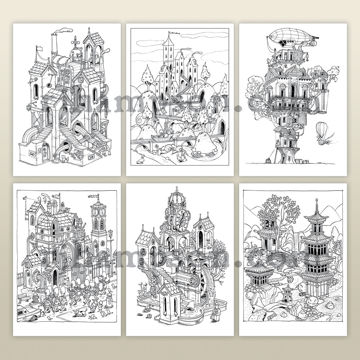 Steampunk Houses 2 - Full Pack