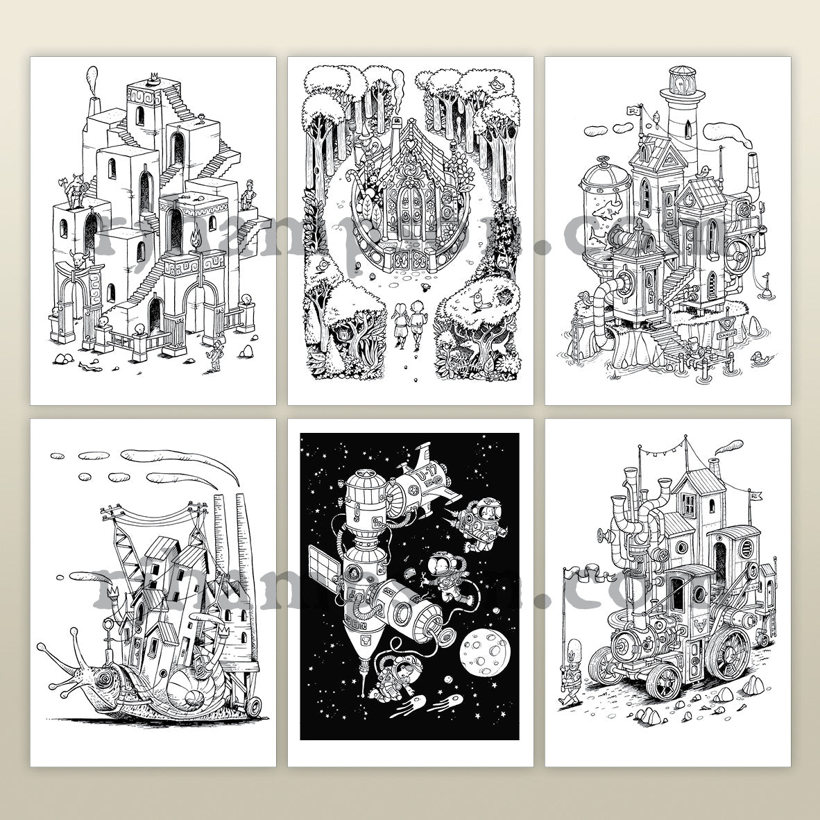Steampunk Houses 2 - Full Pack