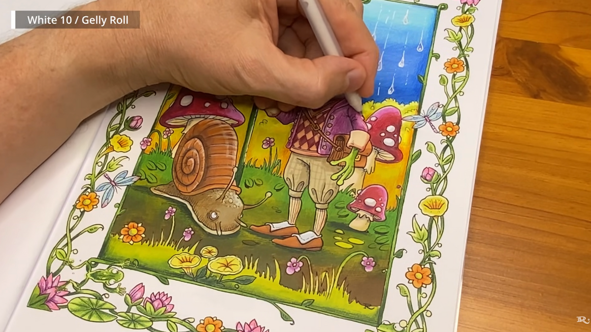 Illustrations by R.J. Hampson | Hand-Drawn Adult Coloring Pages