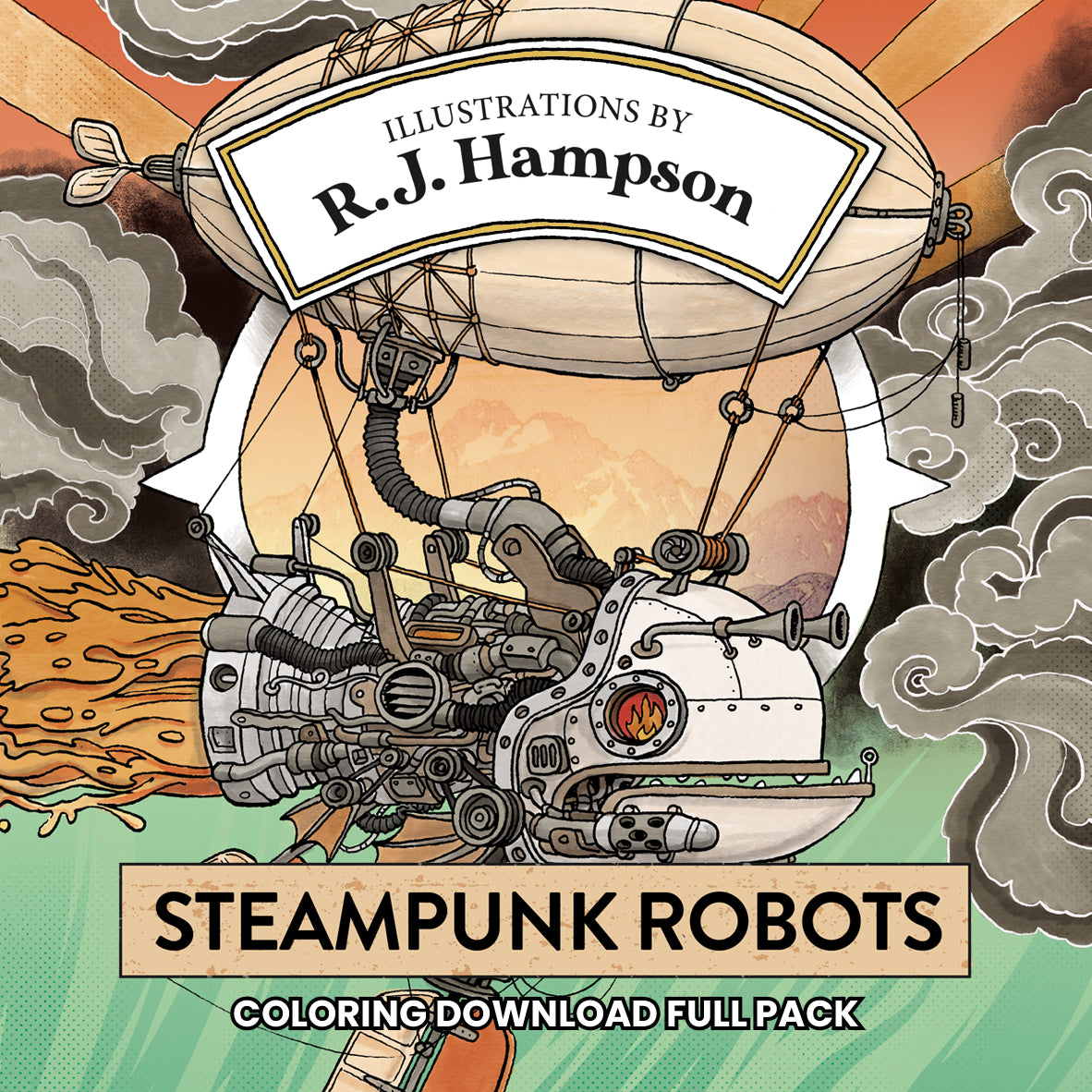 Steampunk Robots - Full Pack
