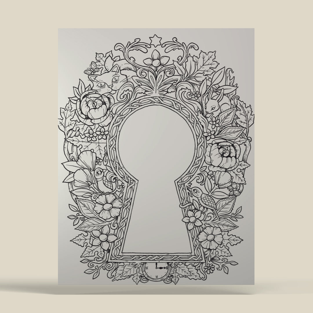 HIDE AND SEEK インテリア　アートブック Hide and Seek - 25 Adult Coloring Pages PDF Download – R.J. Hampson