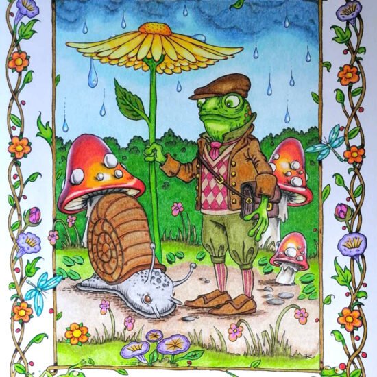 A Friend In Need, 'A Frog's Tale', colored by Joe, Facebook