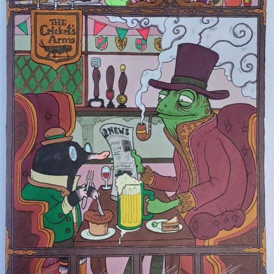 Pub Lunch, A Frog's Tale, colored by colourmesurpised, Instagram