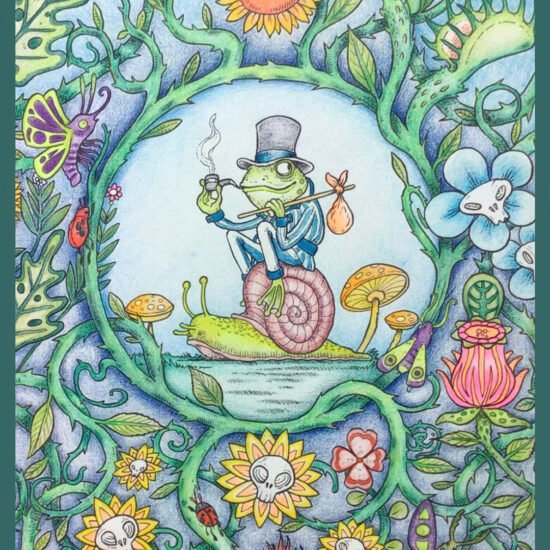 Mr Fogherty Begins a Long Journey, 'Night Garden', colored by northerngirl1959, Instagram
