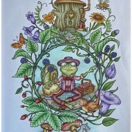 Morning Tea, 'A Frog's Tale', colored by snappy_s, Instagram