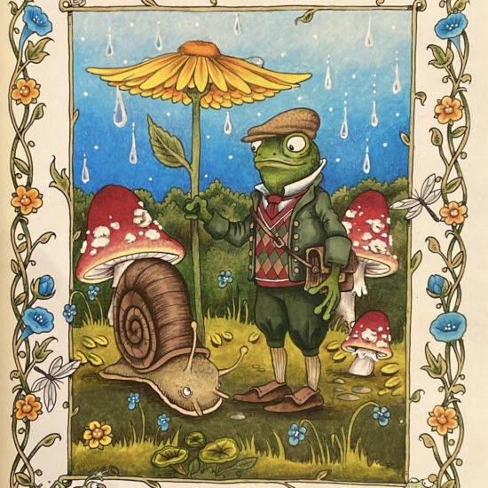 A Friend in Need, 'A Frog's Tale', colored by sofieillustrations, Instagram