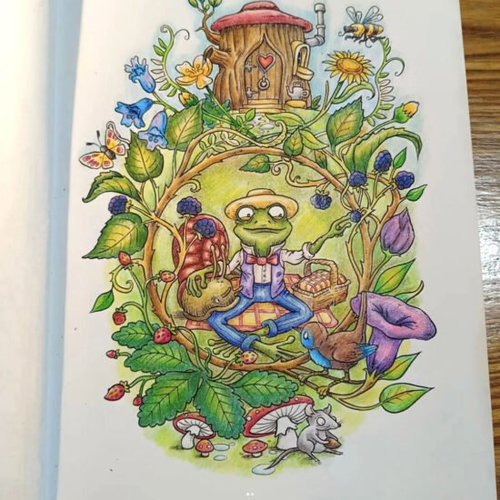 Morning Tea, 'A Frog's Tale', colored by yayas coloring, Instagram