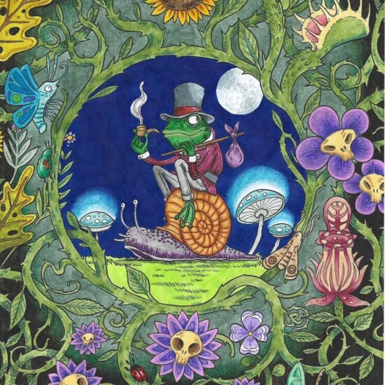 Mr Fogherty Begins A Long Journey 'Night Garden', colored by Scrappy E