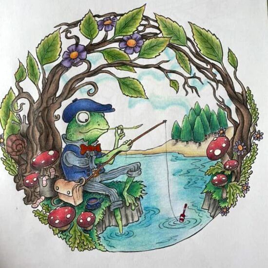 Rest & Recreation, 'A Frog's Tale', colored by Jolanda-S, Facebook