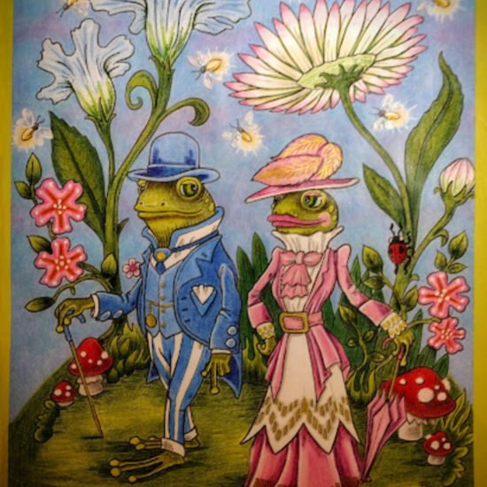 Promenade, 'A Frog's Tale', colored by Debra-P, Instagram
