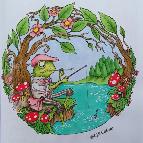 Rest & Recreation, 'A Frog's Tale', colored by ljs.colour, Instagram