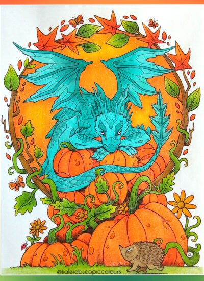 Pumpkin Thief colored by @kaleidoscopiccolours