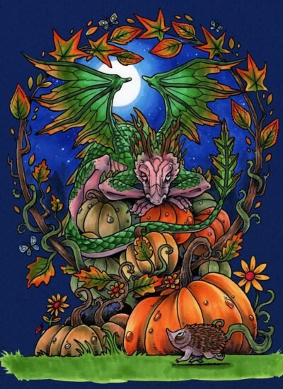 Pumpkin Thief colored by Angeline