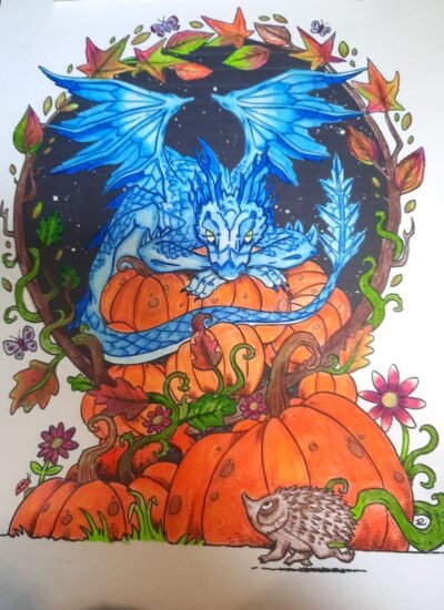 Pumpkin Thief colored by Cindy-W