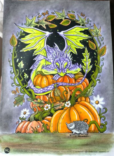 Pumpkin Thief colored by Daniela B