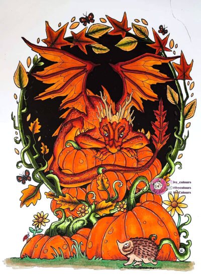 Pumpkin Thief colored by Ivy Colours