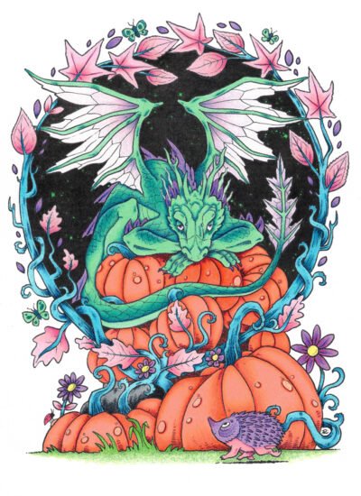 Pumpkin Thief colored by Jaycee