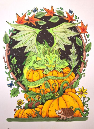 Pumpkin Thief colored by Sylvie B